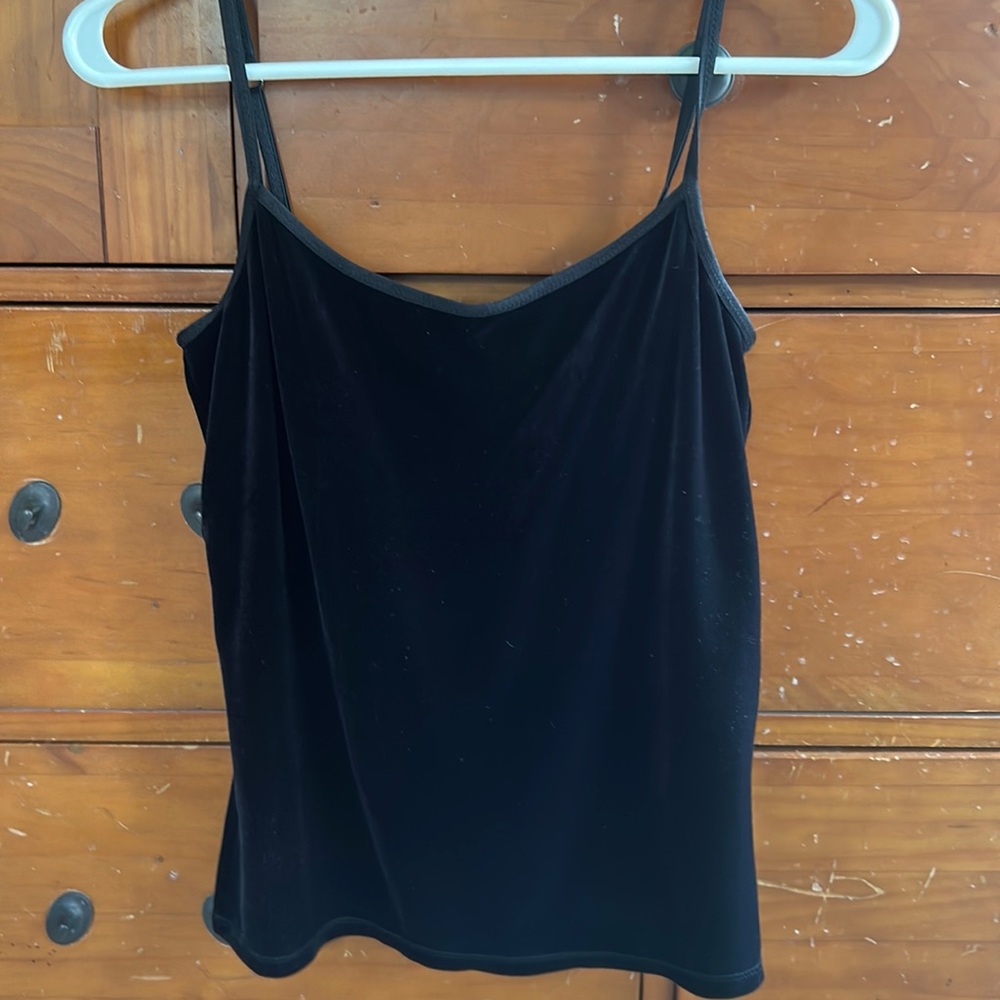 J. Jill black tank camisole size small velvet